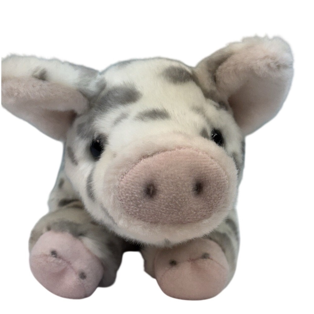 Miyoni by Aurora Spotted Pig Piglet Plush Farm Stuffed Animal Soft